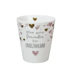 Krasilnikoff Becher, Tassen & Cups|Geschirr & Tischdeko Skandinavisch-Happy Mug Becher Eine gute Freundin ist unbezahltbar