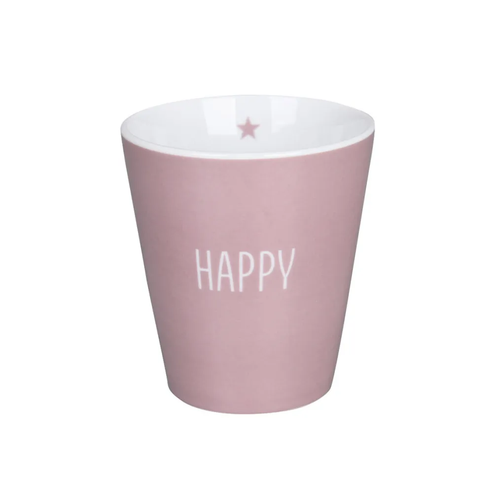 Krasilnikoff Becher, Tassen & Cups|Geschirr & Tischdeko Skandinavisch-Happy Mug Becher Happy