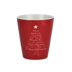 Krasilnikoff Weihnachtsdeko|Becher, Tassen & Cups-Happy Mug Becher Christmas Words