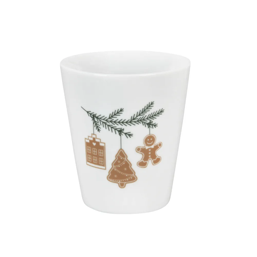 Krasilnikoff Weihnachtsdeko|Becher, Tassen & Cups-Happy Mug Becher Gingerbread