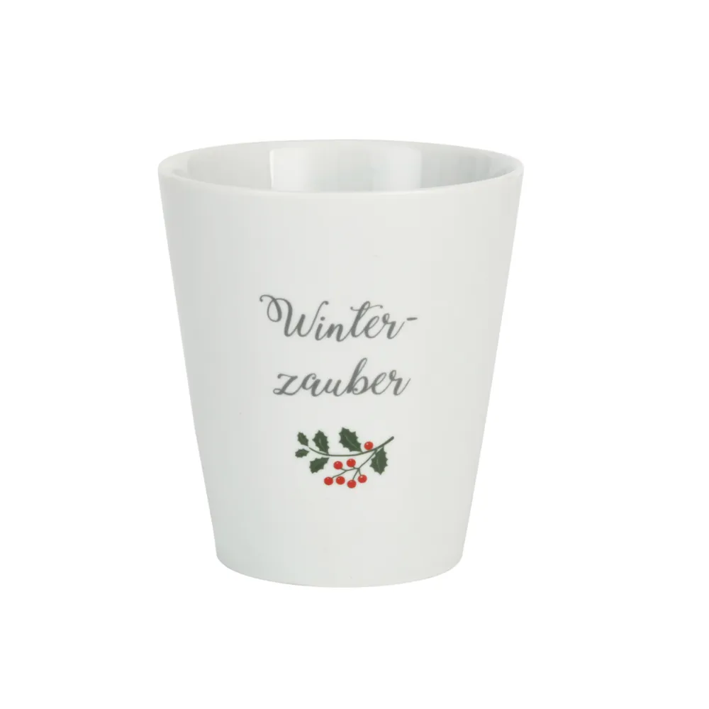 Krasilnikoff Weihnachtsdeko|Becher, Tassen & Cups-Happy Mug Becher Winterzauber