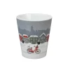 Krasilnikoff Weihnachtsdeko|Becher, Tassen & Cups-Happy Mug Becher, Riding in the city