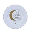 Krasilnikoff Kindergeschirr|Teller-Kleiner Teller Love you to the moon