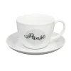 Krasilnikoff Geschirr & Tischdeko Skandinavisch|Becher, Tassen & Cups-Tasse mit Untertasse Stardust Pause