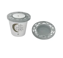 Krasilnikoff Teelichthalter-Teelicht Deckel aus Zink