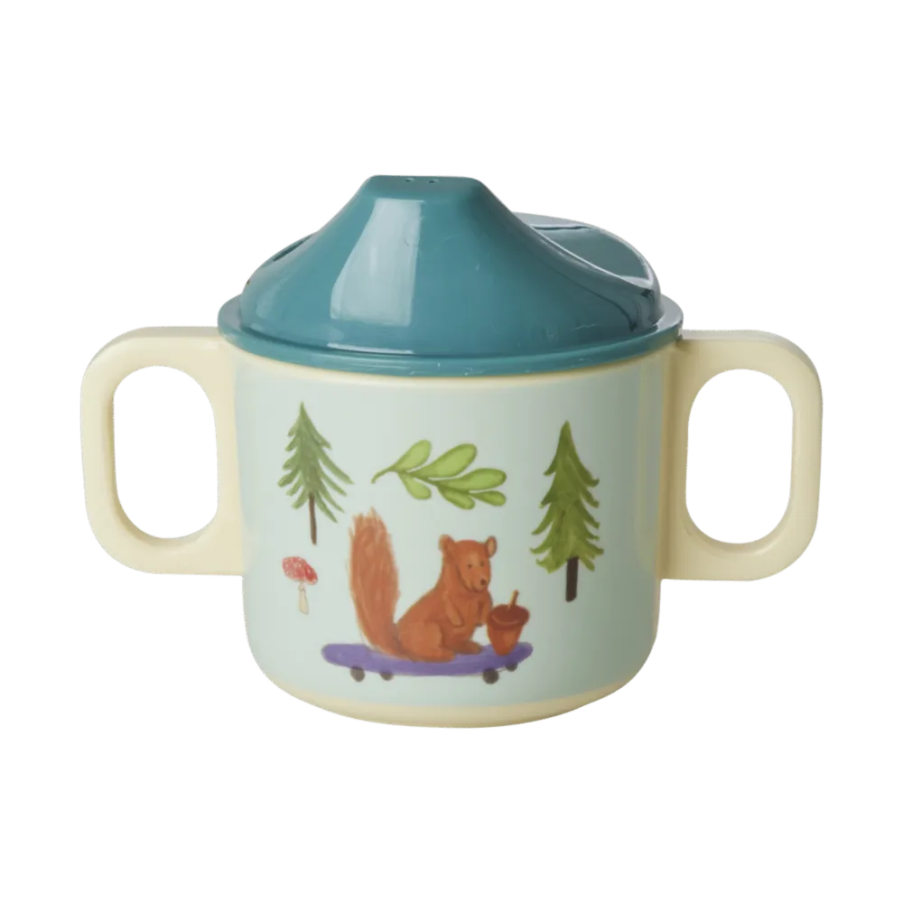 RICE Becher, Tassen & Cups|Geschirr & Tischdeko Skandinavisch-Babybecher Happy Forest mit 2 Griffen