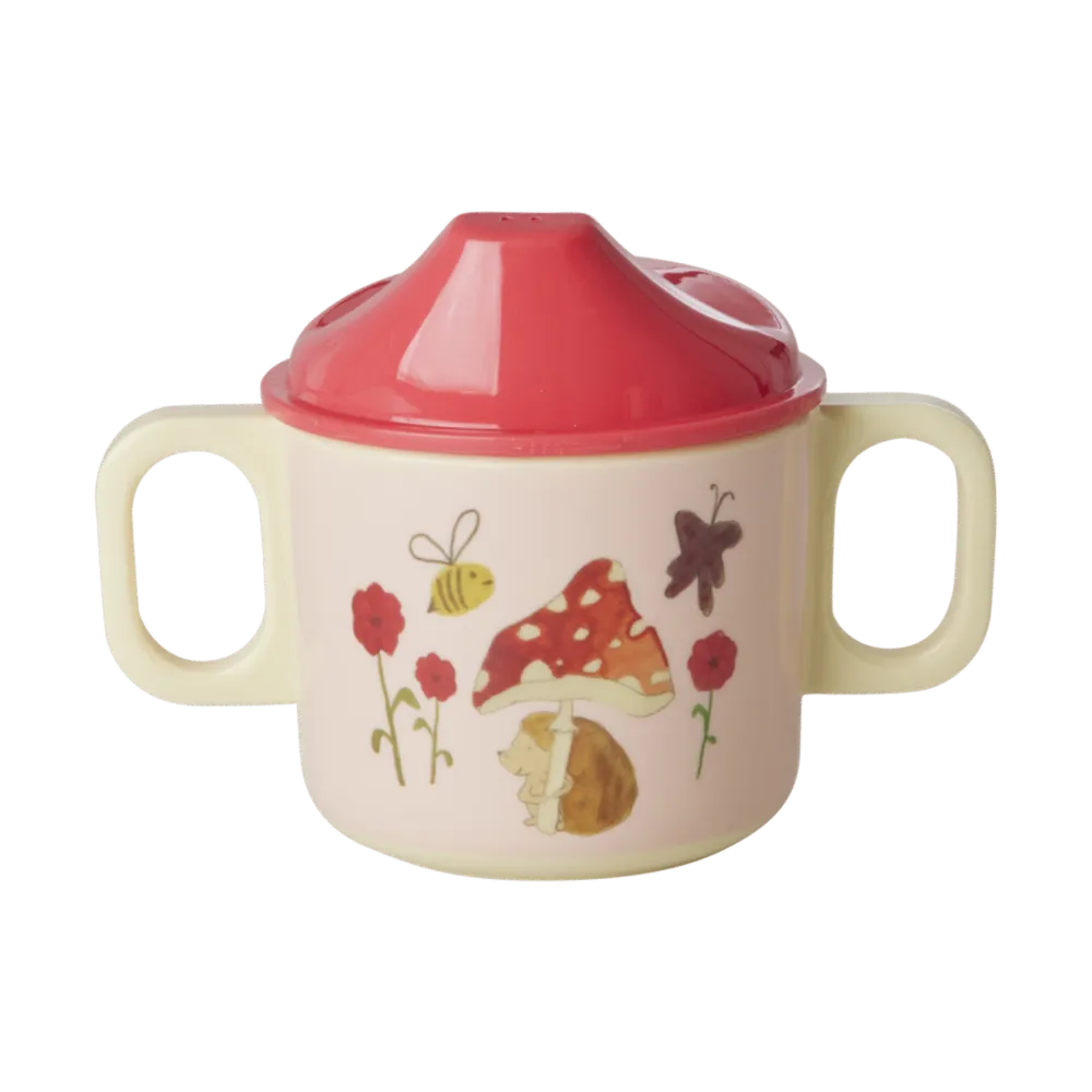 RICE Becher, Tassen & Cups|Geschirr & Tischdeko Skandinavisch-Babybecher Happy Forest mit 2 Griffen