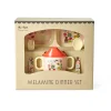 RICE Geschirr & Tischdeko Skandinavisch-Baby Geschirrset Wildlife Print aus Melamin