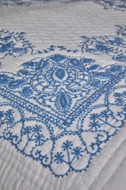 RICE Decken & Plaids-Bauwolle Tagesdecke Baumwolldecke