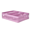 RICE Körbe|Besteck-Besteck Korb aus Metall, pink
