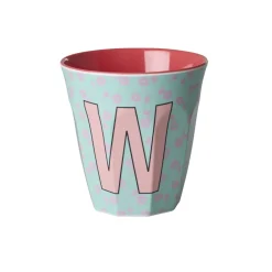 RICE Becher, Tassen & Cups|Geschirr & Tischdeko Skandinavisch-Buchstaben-Becher mit Blumen Medium