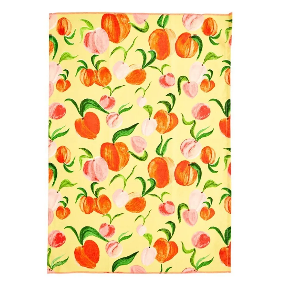 RICE Geschirrtücher-Geschirrhandtuch Peach