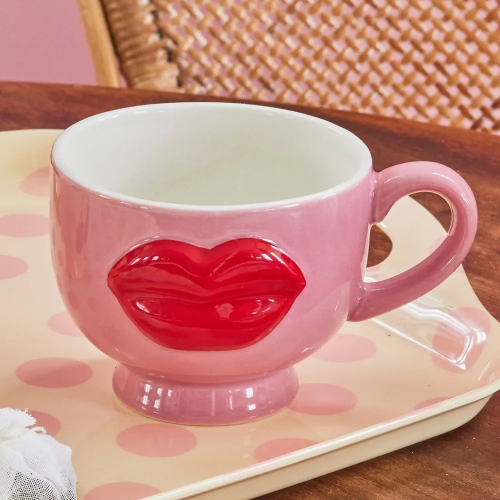 RICE Becher, Tassen & Cups|Geschirr & Tischdeko Skandinavisch-Keramik Becher Lips