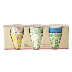 RICE Becher, Tassen & Cups|Geschirr & Tischdeko Skandinavisch-Kleine Melamin Becher Small Show Your True Colors 6er-Set