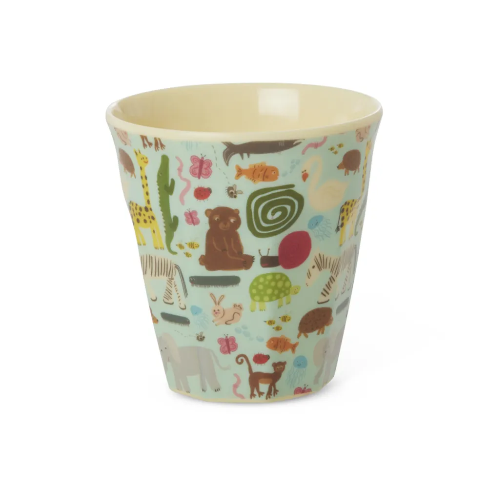 RICE Becher, Tassen & Cups|Geschirr & Tischdeko Skandinavisch-Kleiner Kinderbecher aus Melamin Wildlife