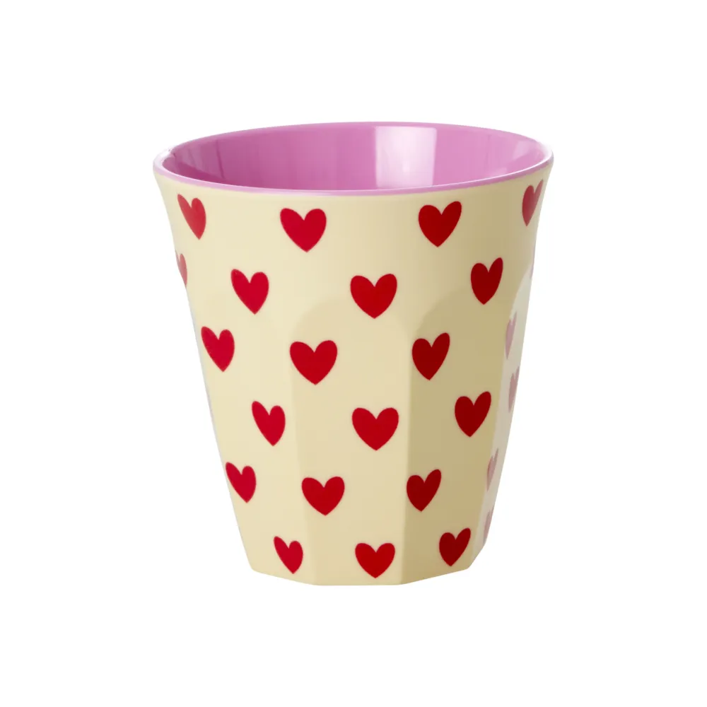 RICE Becher, Tassen & Cups|Geschirr & Tischdeko Skandinavisch-Melamin Becher Darling Hearts