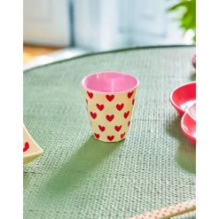 RICE Becher, Tassen & Cups|Geschirr & Tischdeko Skandinavisch-Melamin Becher Darling Hearts
