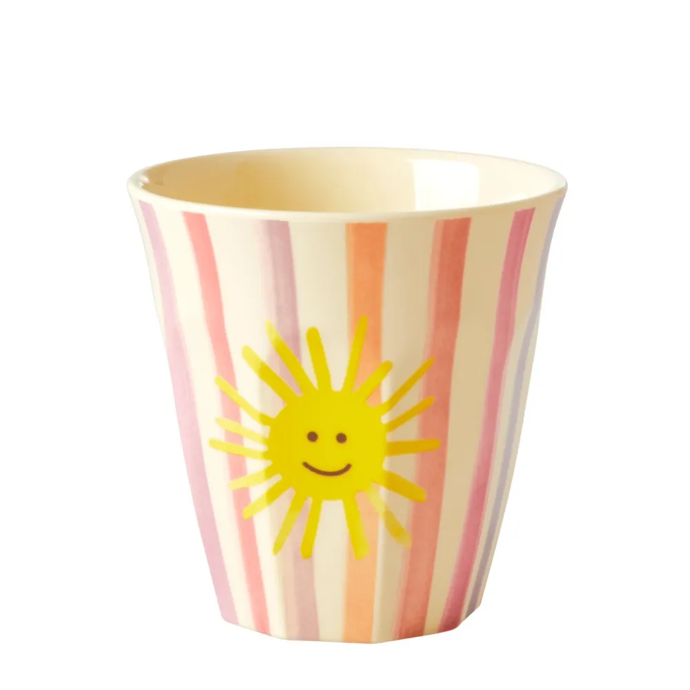 RICE Becher, Tassen & Cups|Geschirr & Tischdeko Skandinavisch-Melamin Becher 6er-Set Funky Prints Pink