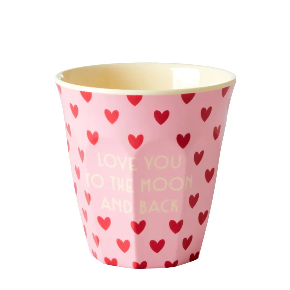 RICE Becher, Tassen & Cups|Geschirr & Tischdeko Skandinavisch-Melamin Becher 6er-Set Funky Prints Pink