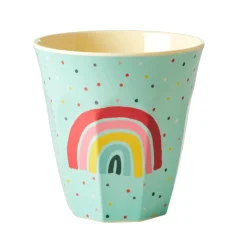RICE Becher, Tassen & Cups|Geschirr & Tischdeko Skandinavisch-Melamin Becher 6er-Set Funky Prints Pink