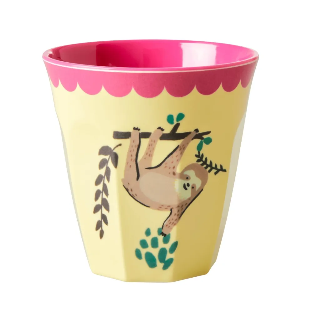 RICE Becher, Tassen & Cups|Geschirr & Tischdeko Skandinavisch-Melamin Becher 6er-Set Funky Prints Pink