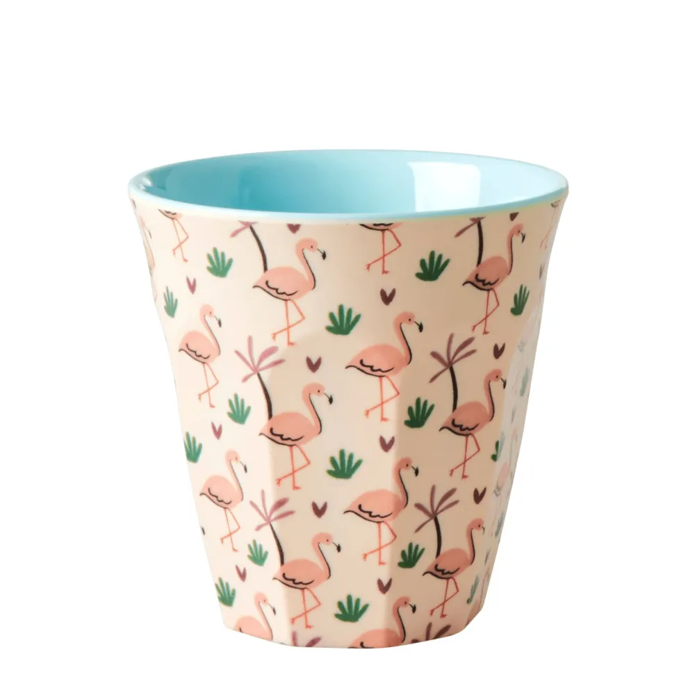 RICE Becher, Tassen & Cups|Geschirr & Tischdeko Skandinavisch-Melamin Becher 6er-Set Funky Prints Pink