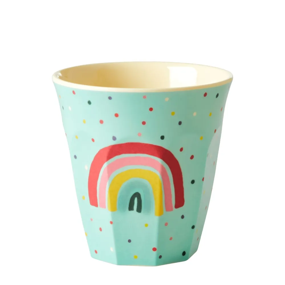RICE Becher, Tassen & Cups|Geschirr & Tischdeko Skandinavisch-Melamin Becher 6er-Set Funky Prints Pink