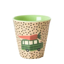 RICE Becher, Tassen & Cups|Geschirr & Tischdeko Skandinavisch-Melamin Becher 6er-Set Small Happy Cars