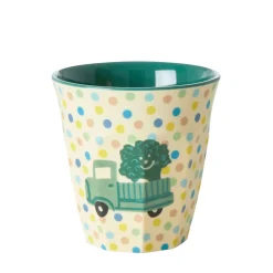 RICE Becher, Tassen & Cups|Geschirr & Tischdeko Skandinavisch-Melamin Becher 6er-Set Small Happy Cars