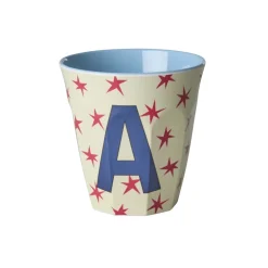 RICE Becher, Tassen & Cups|Geschirr & Tischdeko Skandinavisch-Melamin Buchstabenbecher Stars