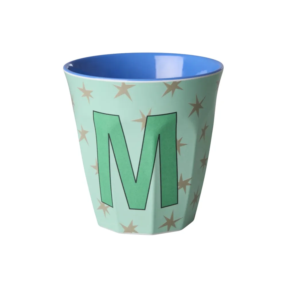 RICE Becher, Tassen & Cups|Geschirr & Tischdeko Skandinavisch-Melamin Buchstabenbecher Stars