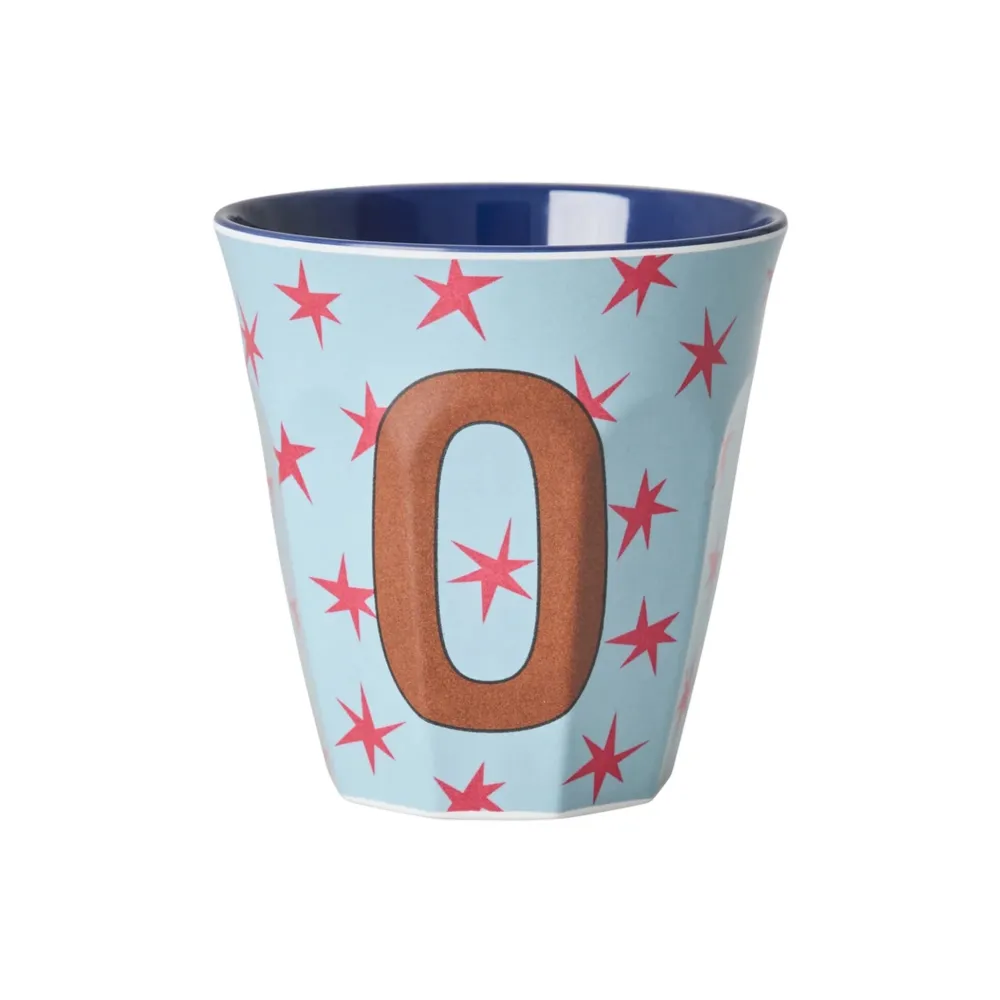 RICE Becher, Tassen & Cups|Geschirr & Tischdeko Skandinavisch-Melamin Buchstabenbecher Stars