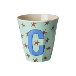 RICE Becher, Tassen & Cups|Geschirr & Tischdeko Skandinavisch-Melamin Buchstabenbecher Stars