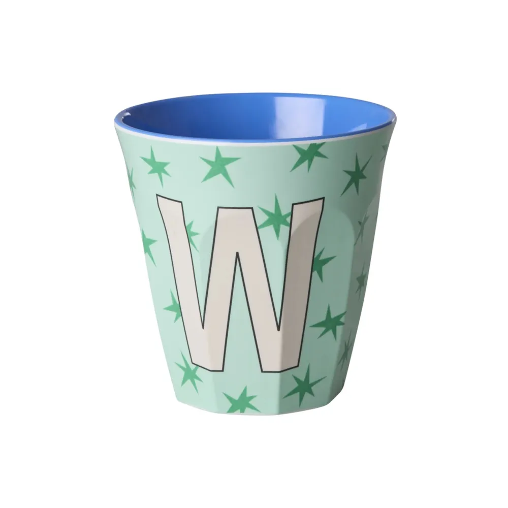 RICE Becher, Tassen & Cups|Geschirr & Tischdeko Skandinavisch-Melamin Buchstabenbecher Stars