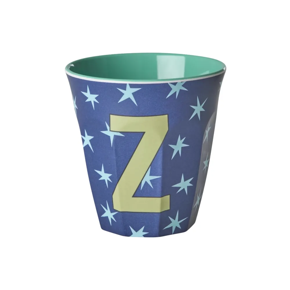 RICE Becher, Tassen & Cups|Geschirr & Tischdeko Skandinavisch-Melamin Buchstabenbecher Stars