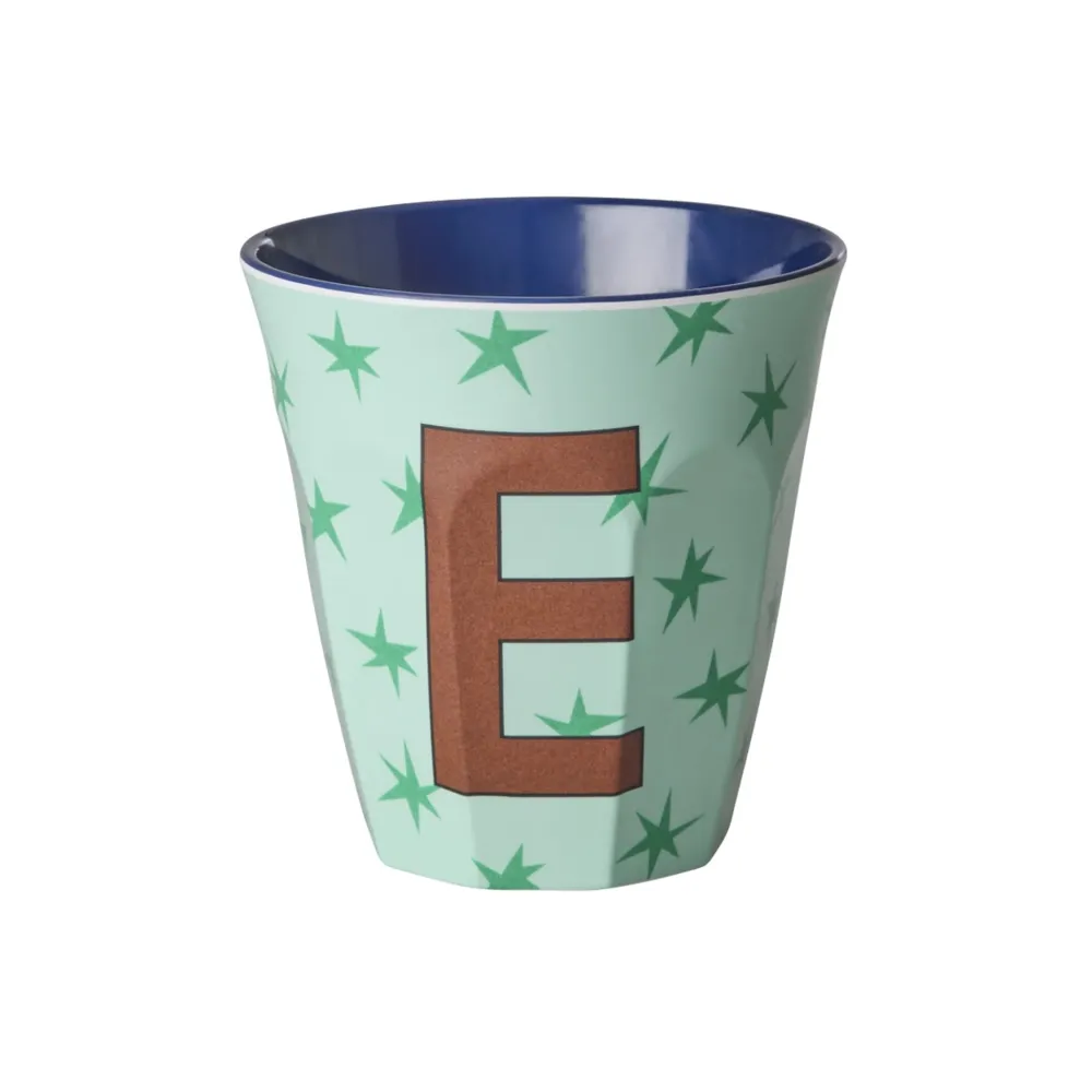 RICE Becher, Tassen & Cups|Geschirr & Tischdeko Skandinavisch-Melamin Buchstabenbecher Stars