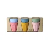 RICE Becher, Tassen & Cups|Geschirr & Tischdeko Skandinavisch-Melamin Cups in Soft Pink Small 6er