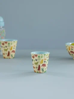 RICE Becher, Tassen & Cups|Geschirr & Tischdeko Skandinavisch-Melamin Kinderbecher Sweet Jungle Print