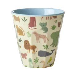 RICE Becher, Tassen & Cups|Geschirr & Tischdeko Skandinavisch-Melamin Kinderbecher Sweet Jungle Print