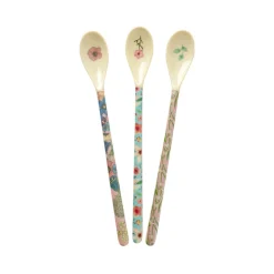 RICE Besteck|Geschirr & Tischdeko Skandinavisch-Melamin Latte Löffel Flower Prints