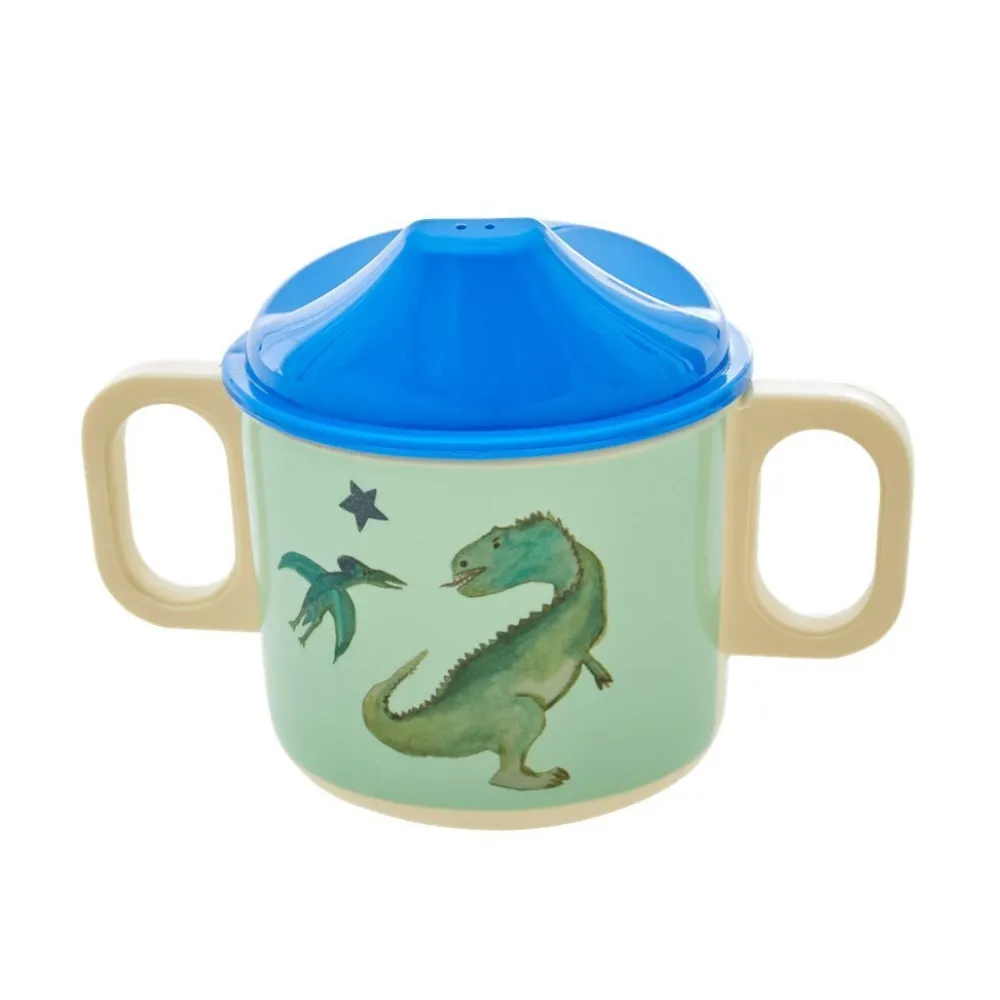 RICE Becher, Tassen & Cups|Geschirr & Tischdeko Skandinavisch-Melamin Schnabeltasse Dinosaurs Print