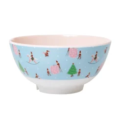 RICE Schüsseln & Schalen|Geschirr & Tischdeko Skandinavisch-Melamin Schüssel Xmas Elf Print