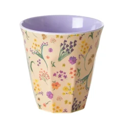 RICE Geschirr & Tischdeko Skandinavisch|Becher, Tassen & Cups-Mittelgroßer Becher Wild Flower Medium