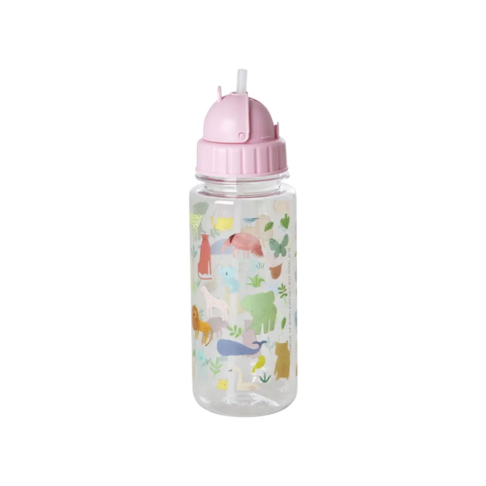RICE Karaffen|Flaschen & Thermoskannen-Plastik Flasche Sweet Jungle Print