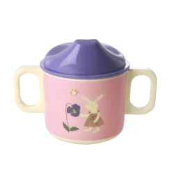 RICE Kindergeschirr-Schnabeltasse Bunny
