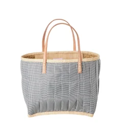 RICE Taschen-Tasche aus Bast mit Henkel