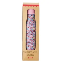 RICE Herbstdeko|Flaschen & Thermoskannen-Thermosflasche Fall Floral aus rostfreiem Stahl